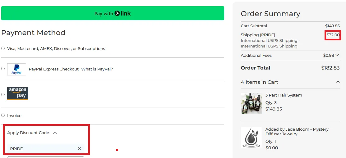 Jadebloom max 30% off coupon code